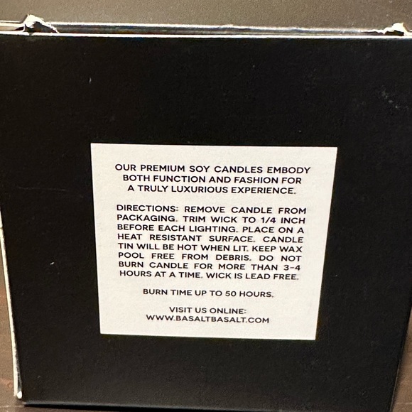 Brand new BASALT Saint Violet candle - Picture 3 of 4